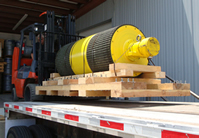 Rulmeca ships Model 800H Motorized Pulley from Wilmington, NC